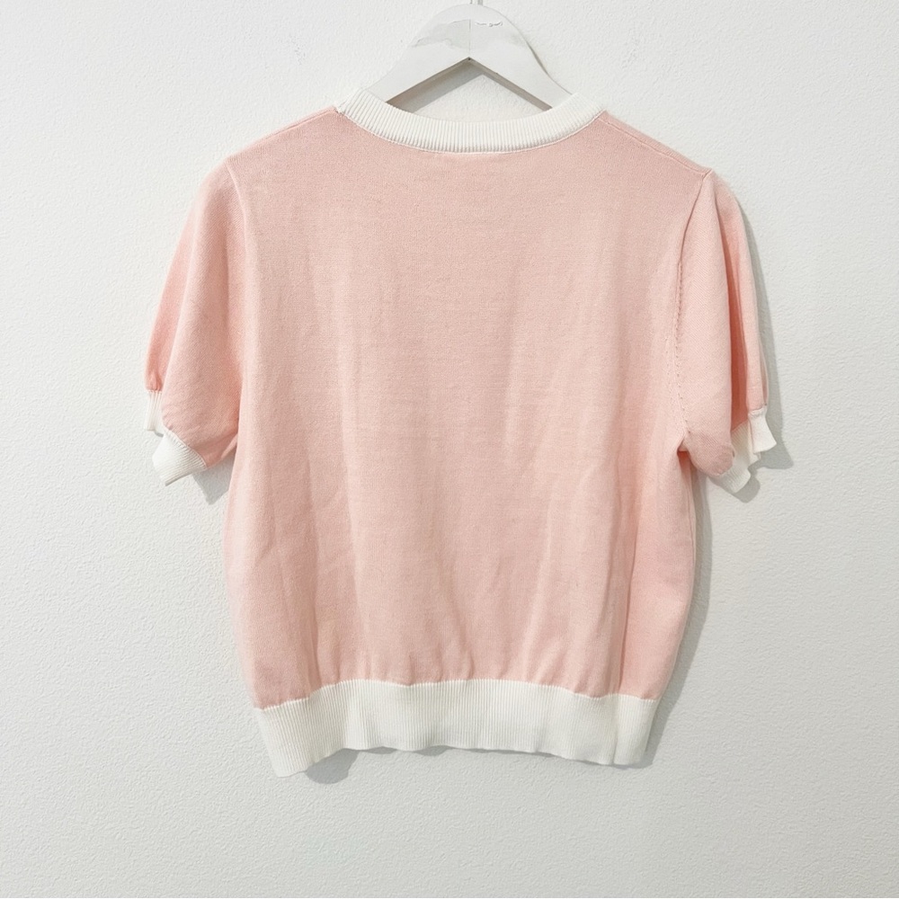 Queen of Sparkles Bride Script Pink Sweater Size Small S - Picture 6 of 6
